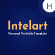 Intelart - Personal Portfolio HTML Template - ThemeForest Item for Sale