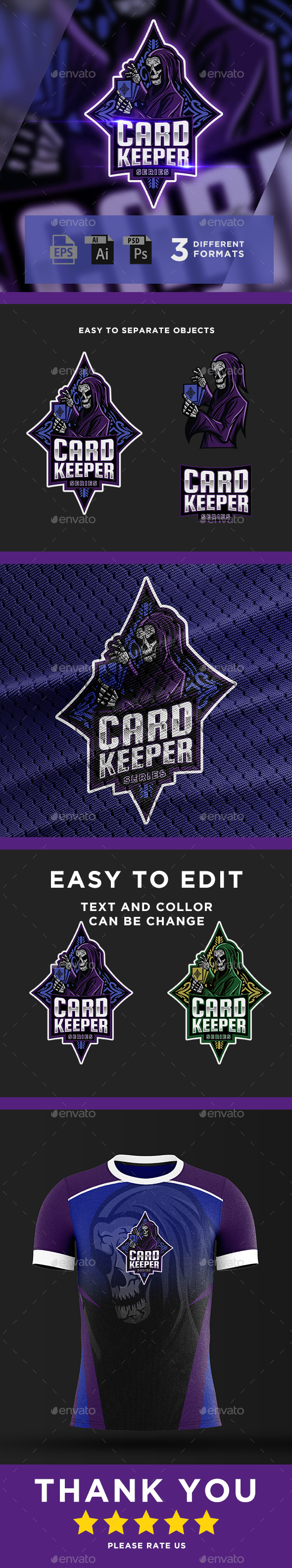 CARD KEEPER - DIAMOND SERIES Gaming Mascot