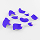 Blue Petals - 3DOcean Item for Sale