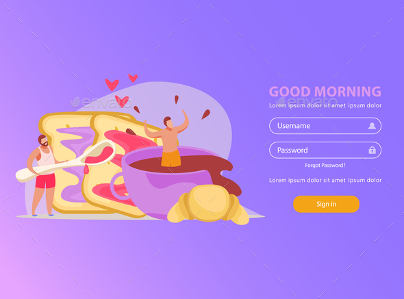 Morning People Login Page