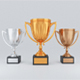 trophy gold, silver, bronze - 3DOcean Item for Sale