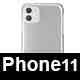 Phone 11 3d Case Design Mockup- Back View - GraphicRiver Item for Sale