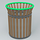 Metal Trash Bin 3D Model – High Quality and Render Ready - 3DOcean Item for Sale