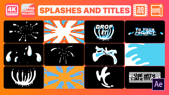 Splash And Titles | After Effects