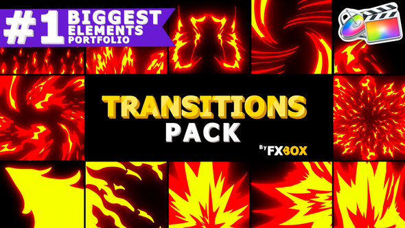 Fire Transitions | FCPX alt