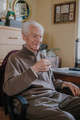 Portrait elderly man drinking water - PhotoDune Item for Sale