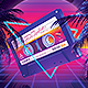 Party Flyer Retrowave - GraphicRiver Item for Sale