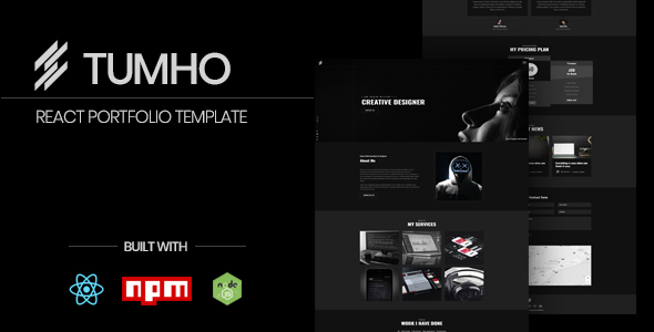 Tumho - Personal Portfolio React Template