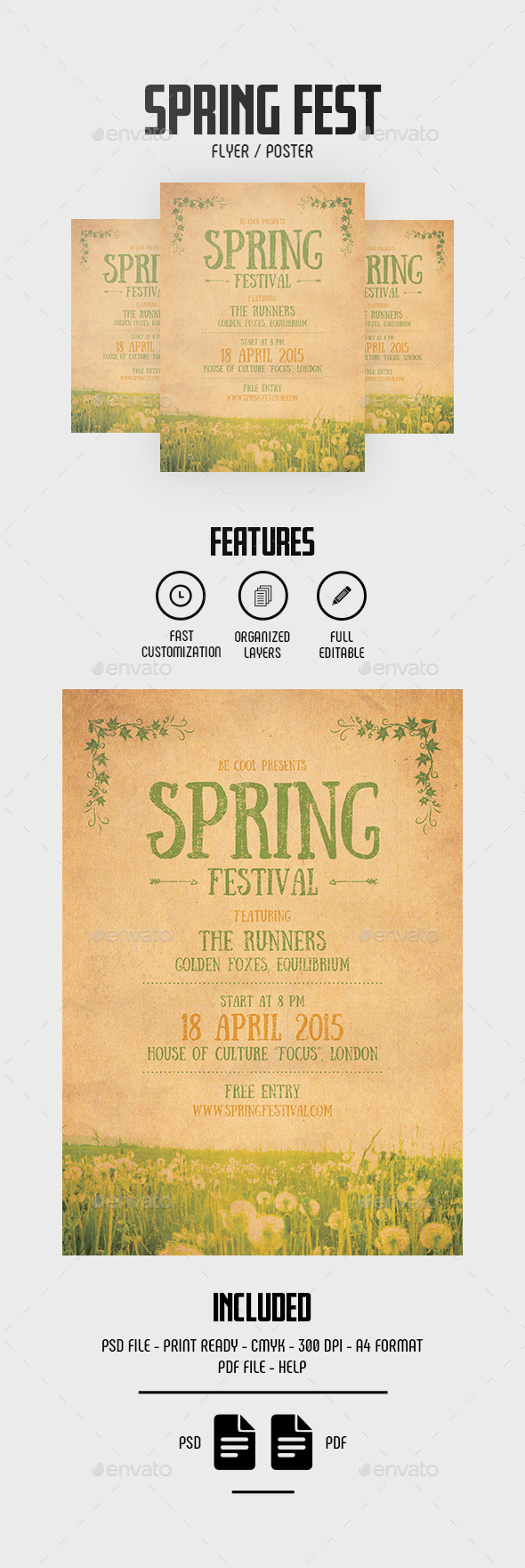 Spring Festival Flyer/Poster