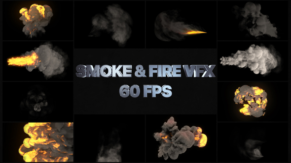 Smoke And Fire VFX Elements | After Effects alt