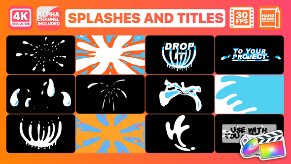 Splashes And Titles | FCPX alt