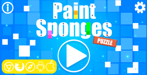 Paint Sponges Puzzle - HTML5 Game