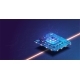 Futuristic Microchip Processor with Lights - GraphicRiver Item for Sale