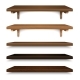 Wood Shelves Set - GraphicRiver Item for Sale