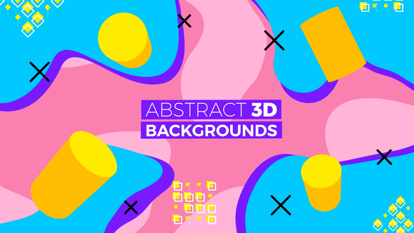 Abstract 3D Backgrounds