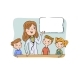 Doctor Talks To Children - GraphicRiver Item for Sale