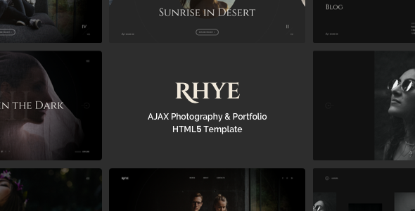 Rhye – AJAX Portfolio HTML5 Template