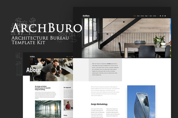ArchBuro - Architecture Bureau Template Kit