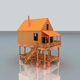 3D Beach House - 3DOcean Item for Sale