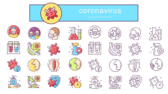 Coronavirus - Animated Icons