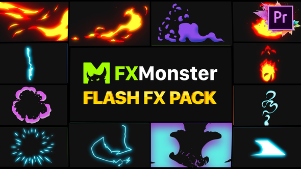 Flash FX Elements | Premiere Pro MOGRT