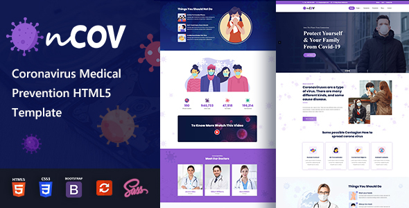 Ncov - Coronavirus Medical HTML Template