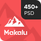 Makalu - Multi-Purpose PSD Template - ThemeForest Item for Sale