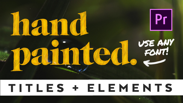 Hand Painted Titles & Elements