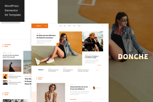 Donche - News & Magazine Template Kit