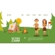 Scout Camp Website - GraphicRiver Item for Sale