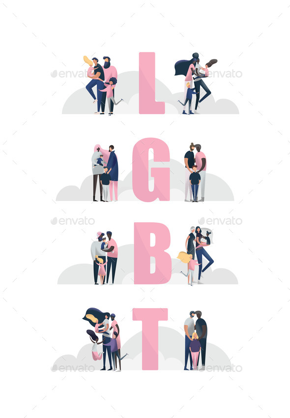 Collection of LGBT Families with Children