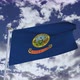 Idaho Flag With Sky 4k - VideoHive Item for Sale