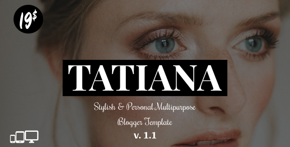 Tatiana - uniwersalny szablon blogu dla Bloggera