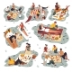 People Gathered For Picnic With Friends - GraphicRiver Item for Sale