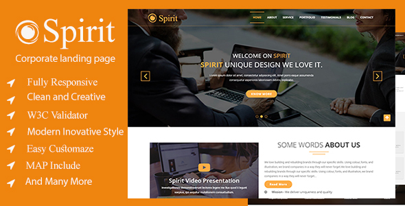 Spirit - Corporate Business Template