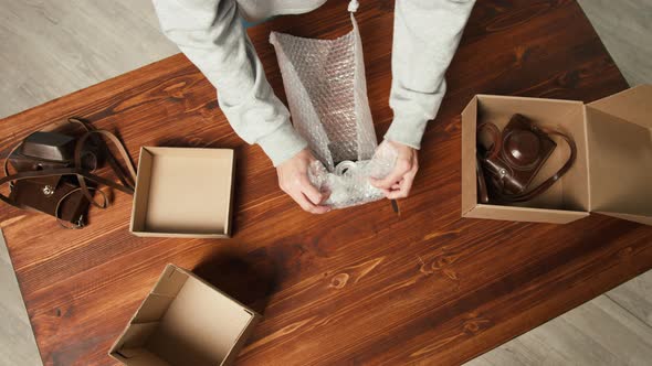 Woman Using Online Selling of Second Hand Things