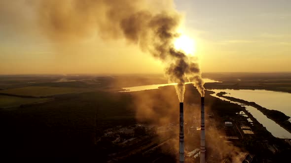 Fuming pipe power plant