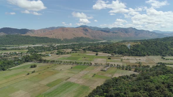 Mountain Valley in the Philippines