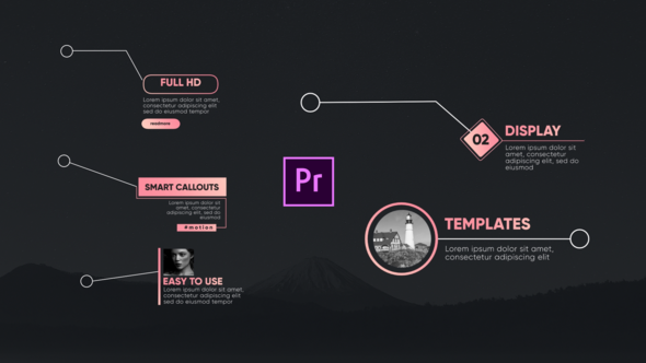 Modern Callout Titles-Premiere Pro
