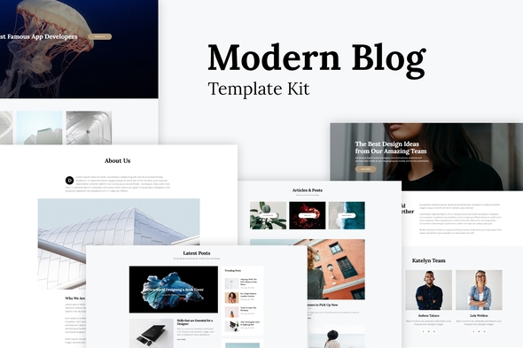 Katelyn - Modern Blog Template Kit