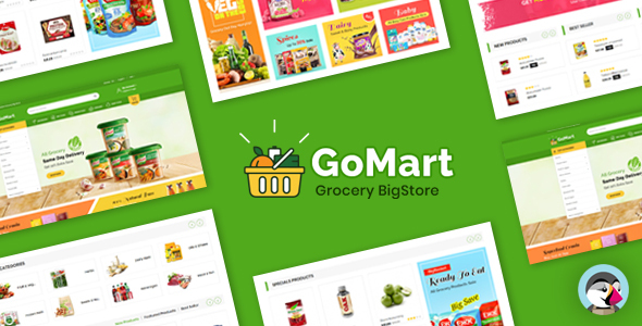 Gomart Grocery BigStore Prestashop 1.7 Theme