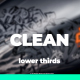 Clean Lower Thirds I Titles - VideoHive Item for Sale