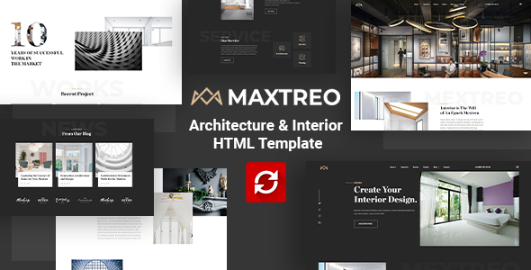 Maxtreo - Architecture and Interior HTML5 Template