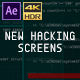 New Hacking Screens V2 (AE) - VideoHive Item for Sale