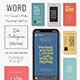 Word Typography Instagram Stories - GraphicRiver Item for Sale
