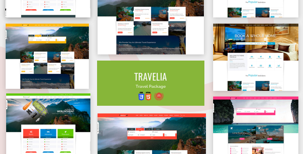 TRAVELIA – Travel Package HTML5 Template