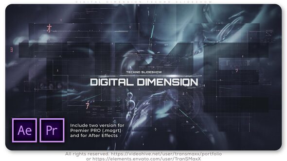 Digital Dimension Techno Slideshow