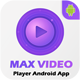 Android Max Player - 4k HD Video Player with Admob Ads (version-2) - CodeCanyon Item for Sale
