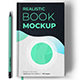 Book Mockup - Realistic Hardcover version vol.1 - GraphicRiver Item for Sale