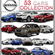 53" Nissan Car Models Collection Pack - 3DOcean Item for Sale